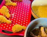 A picture of step 6 of Crumbed chicken.