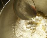 A picture of step 5 of Vegan Crepes (pancakes).