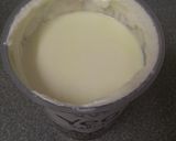 A picture of step 1 of 5 minute Pizza base. No yeast!.