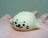 A picture of step 6 of Wagashi Shaped Like Shirotan the Seal.