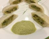 A picture of step 4 of Idly sandwich or stuffed masala idli.