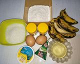Foto langkah ke 1 dari resep Bolu Pisang Kukus.