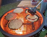 A picture of step 5 of Grilled Potatoes Pancakes with Meat.