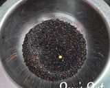 A picture of step 1 of Black Quinoa and Sweet Potato Cutlets.