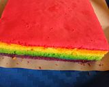 Foto langkah ke 6 dari resep Rainbowcake kukus.