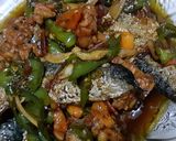 Foto langkah ke 8 dari resep Tumis kecap Ikan kembung di padu tempe.