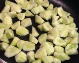 A picture of step 1 of Yuzu Flavored Stir-Fry with Cucumber & Ham.