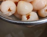 Une image de l'étape 3 de Gelée de litchi au thé 