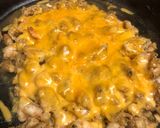 A picture of step 5 of Chicken & shrimp cheese steak.