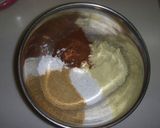 A picture of step 1 of Macrobiotic Rice Flour and Walnut Brownies.