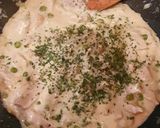 Tejszínes pulykaragu recept fázis 2 fotója