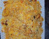 A picture of step 7 of Karachi Special Biryani.