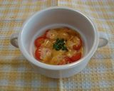 A picture of step 4 of Miso and Mayonnaise Bake with Cherry Tomatoes.