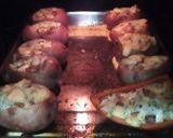 Foto del paso 3 de la receta: Papas asada al horno con relleno de pollo 😋