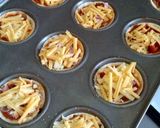 A picture of step 4 of Vickys Mini Muffin-Tin Tortilla Pizzas, Gluten, Dairy, Egg & Soy-Free.