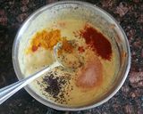 A picture of step 3 of Sweet Corn Cheela.