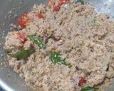 A picture of step 3 of Broken Wheat Upma.