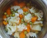 A picture of step 1 of Mix Boiled Vegetables.