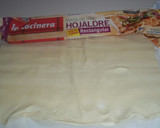 Foto del paso 1 de la receta: Piruletas de hojaldre con espinacas y jamón york