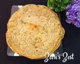 A picture of step 3 of Mint Rotis.