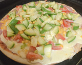 Foto del paso 4 de la receta: ¡Pizzalada! Pizza con vegetales