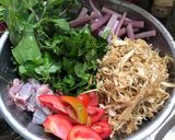 Hình bước làm 1 của món Canh chua ếch lá giang
