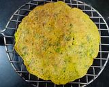A picture of step 3 of Jowar / Sorghum Chilla.