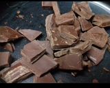 A picture of step 2 of Chocolava cake.