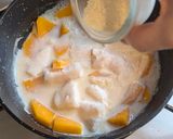 A picture of step 2 of ★ Pumpkin and chicken milk pasta ★.