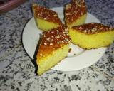 صورة لخطوة 1 من وصفة بسبوسة اللبن