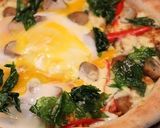 A picture of step 8 of Pad Gra Prao Pizza.