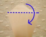 A picture of step 12 of Petite Chocolate Piping Cone.