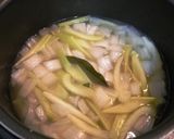 A picture of step 4 of Pig Shoulder Roast and Celery Simmered in White Wine Vinegar.