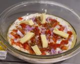 A picture of step 1 of Sooji pizza.