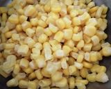 A picture of step 1 of Sweet corn catori with sour and sweet gravy.