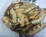 A picture of step 3 of Kanya's Mushroom Bacon.