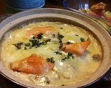 A picture of step 9 of Autumnal Doria with Salmon and Mushrooms.
