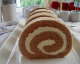 A picture of step 11 of Royal Milk Tea Roll Cake.