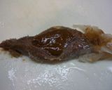 A picture of step 4 of Shio Kara (Salt Preserved Squid).