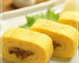 A picture of step 6 of Tamagoyaki with Imitation Crab for School Trip or Sports Day Bentos.