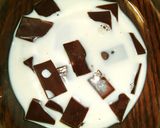A picture of step 1 of Rich Chocolate Pudding❤with a Single Chocolate Bar❤.