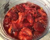 Une image de l'étape 4 de Compote de kiwis et pêches de vigne à la noix de coco.