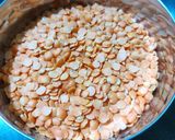 A picture of step 1 of Masoor Dal Dosa.