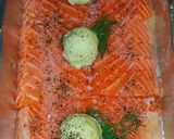 A picture of step 5 of Mike's EZ Roasted Asparagus And Hollandaise Over Salmon Filets.