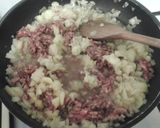 A picture of step 5 of Easy Italian Round Zucchini Stuffed with Meat.