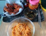 รูปขั้นตอนการทำที่ 3 ของ ไก่ทอดซอสเผ็ดสไปซี่Hot Chicken flavor sauce🍗🌶style by barbie👩🏼‍🍳