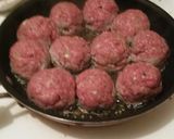 A picture of step 7 of Catalina's Italian Style Pan Fried Meatballs.