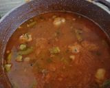 صورة لخطوة 6 من وصفة باميا خضره باللحمة 😋