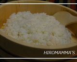 A picture of step 1 of California Rolls.