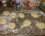A picture of step 5 of Bread Cones!.